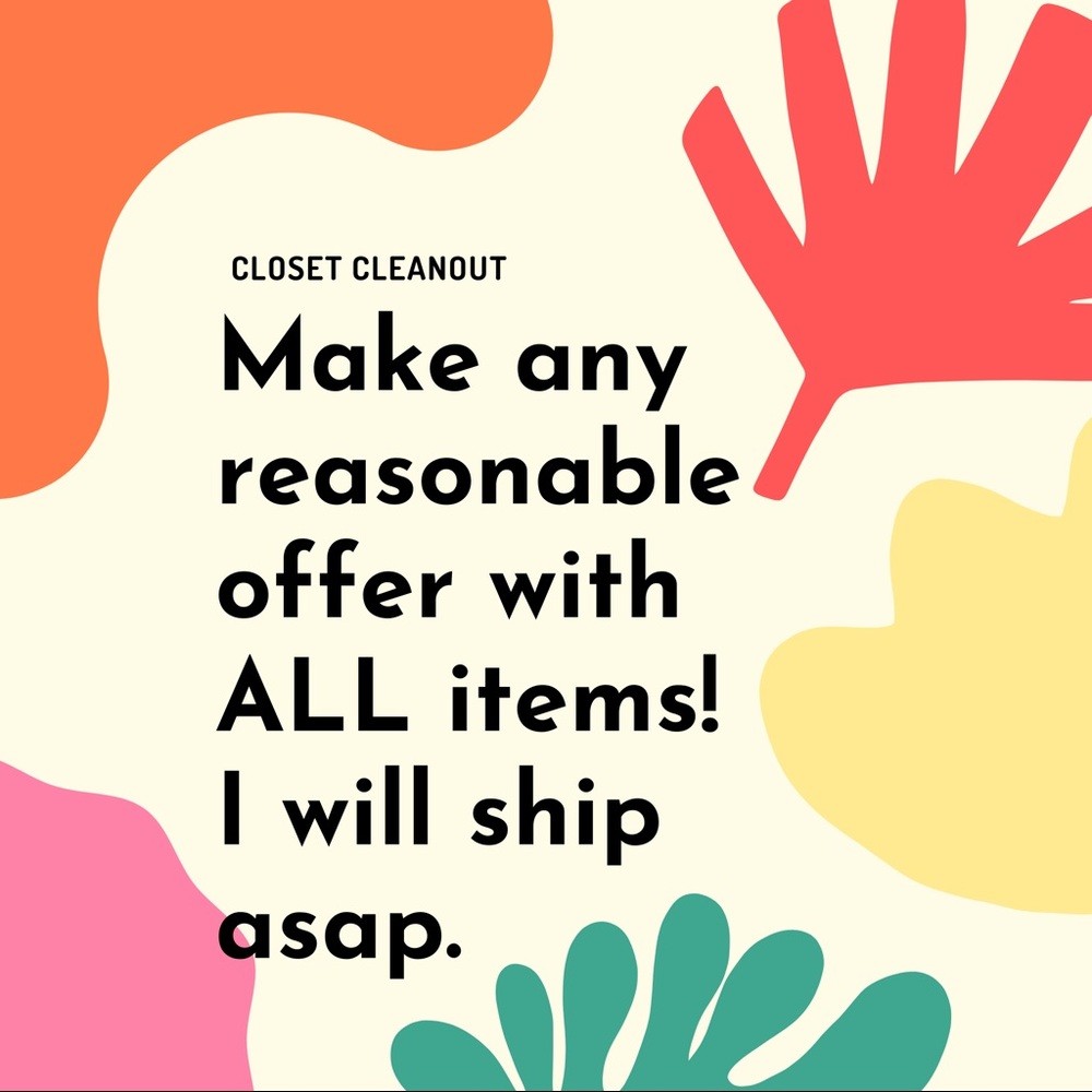 CLOSET CLEANOUT 30-50% OFF ALL ITEMS.